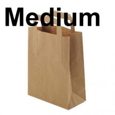 Medium Kraft Brown SOS Bag x250**