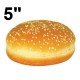 American 5" Seeded Burger Bun (6 x 8)